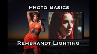 Photo Portrait Basics How to Do Rembrandt Lighting [upl. by Stoneman911]