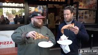 Barstool Pizza Review  Joes Pizza With Special Guest Action Bronson [upl. by Zilevi916]