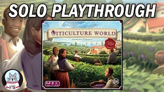 Viticulture World  Solo Playthrough [upl. by Etep]