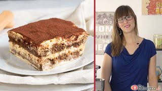 Tiramisù classico con i savoiardi  Ricettait [upl. by Novihc]