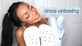 crocs unboxing  reviewtry on [upl. by Iviv26]