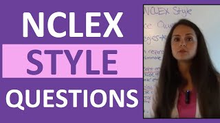 How to Answer NCLEX Style Questions for NCLEXRN amp Nursing School Exams [upl. by Ecirtaemed]