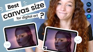 How To Choose A Canvas Size • All About Pixels Dimensions And Resolution • Digital Art amp Print [upl. by Okiam]