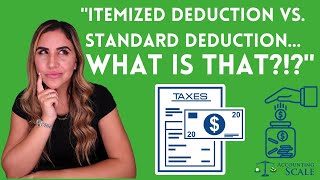 Itemized Deduction vs Standard Deduction Explained [upl. by Hseyaj]