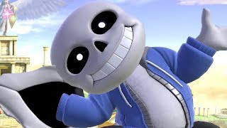 Sans in Super Smash Bros Ultimate DLC [upl. by Eedeed]