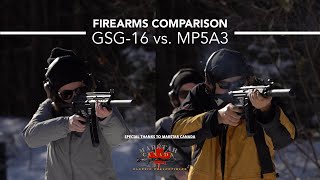 Firearms Comparison GSG16 vs HampK MP5 [upl. by Davon]