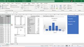 Statistics in Excel Tutorial 11 Descriptive Statistics using Microsoft Excel [upl. by Jaclin]