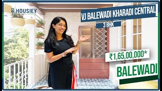 Vilas Javdekar Balewadi Project  3 BHK Sample Flat Tour  Vj Palladio Balewadi Central [upl. by Ateloj646]