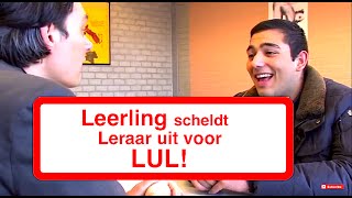 LEERLING BLIJFT LACHEN OM LERAAR [upl. by Aznaed376]