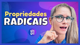 PROPRIEDADES DOS RADICAIS  RADICIAÇÃO  \Prof Gis [upl. by Olwena]