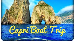 Capri Italy 🇮🇹 Boat Tour [upl. by Kissee]