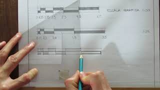 Como dibujar escalas gráficas [upl. by Altis]