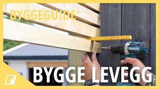 Bygge levegg av spiler [upl. by Ahseneuq503]