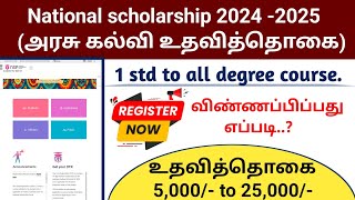 How to Apply National scholarship 2024 2025  NSP APPLY ONLINE [upl. by Rintoul]