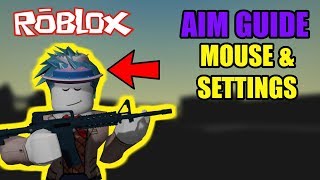 Roblox How to Aim Pt 1 Mouse amp Optimization Tips [upl. by Aicsila]