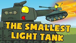 The smallest light tank in the world of tanks  Cartoons about [upl. by Arayk947]