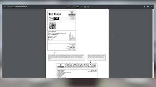 How to Print a Shipping Label from Royal Mail Desktop  ZSB Series Printer [upl. by Dranoc545]