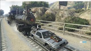 GTA V BTTF V Train Mission [upl. by Garibald]