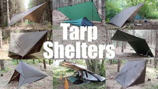 The Tarps I use for Bushcraft and Wild Camping My Top Five Tarp Shelter Setups [upl. by Roinuj123]