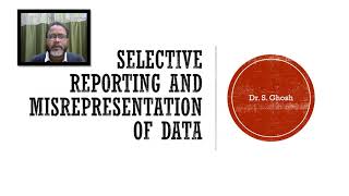 Selective Reporting and Misrepresentation of Data [upl. by Terrej929]