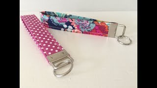 How to make a wristlet key fob ring [upl. by Ezara]