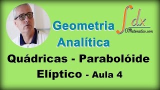 GRINGS  Quádricas  Parabolóide Elíptico  Aula 4 [upl. by Qerat472]