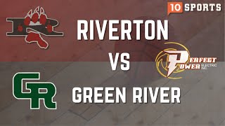 Wyoming High School Basketball Riverton Vs Green River [upl. by Ahsinahs171]