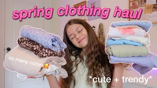 HUGE springsummer try on haul 2021 [upl. by Brenn]