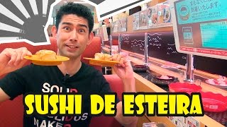 SUSHI NA ESTEIRA 2  Japão Nosso De Cada Dia [upl. by Ettesel]