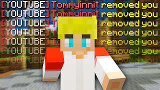 I forced TommyInnit to play Bedwars [upl. by Adnarrim]