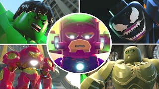 LEGO Marvel Super Heroes  All Bosses [upl. by Meerek278]