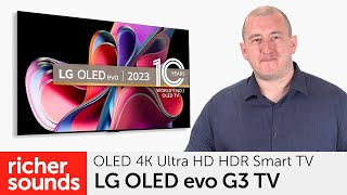 LG OLED evo G3  Richer Sounds [upl. by Elstan]