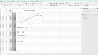 Using Excel  Creating a Residual Plot [upl. by Nevlin]