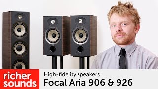 Focal Aria 906 amp 926 speakers  Richer Sounds [upl. by Neladgam]