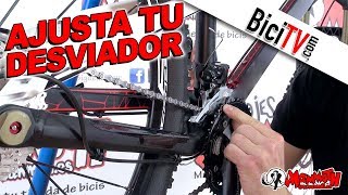 Cómo ajustar un desviador delantero de bicicleta [upl. by Best342]