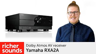 Yamaha RXA2A  Dolby Atmos AV receiver  Richer Sounds [upl. by Einnaffit]