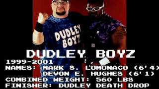 Dudley Boyz 1st Theme W bomb drop [upl. by Nyliram950]