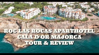 Roc Las Rocas Aparthotel Majorca Cala Dor Tour amp Review [upl. by Melan28]