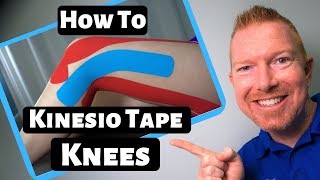 How To KT Tape A Knee │ Easy Guide To Kinesio Taping Knees [upl. by Ennagrom222]