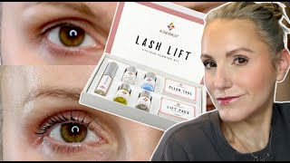 HOW TO DO A LASH LIFT SAFELY AT HOME  ICONSIGN LASH LIFT DEMO [upl. by Jemmie]