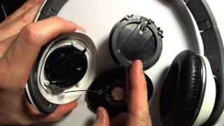 How To Take Apart Beats Studio HD Over The Ear Headphones  Repair Speaker Earpads Etc [upl. by Oivlis]