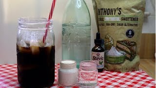 SUGAR FREE SIMPLE SYRUP RECIPE ALL NATURAL NO CALORIES NO CARBS [upl. by Osmen]