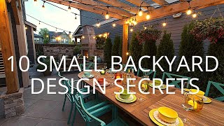 Small Landscape Design Ideas 10 Secrets [upl. by Klepac848]