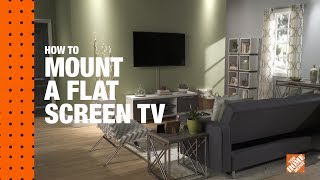 TV Wall Mount Installation A DIY Digital Workshop  The Home Depot [upl. by Eignat]