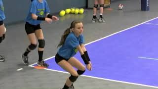 Munciana Peppers Youth Volleyball Training Pt 3 [upl. by Phipps]