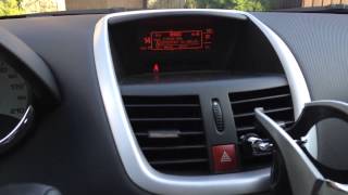 Peugeot 207 USB  AUX ports [upl. by Neehar]