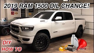 2019 RAM 1500 57L HEMI OIL CHANGE STEP BY STEP [upl. by Urion]