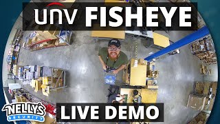 Uniview 360° Fisheye Product Demo IPC868ERVF18B amp IPC815SRDVPF14 [upl. by Darach328]