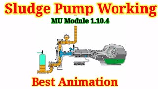 Sludge Pump Working [upl. by Ddat362]