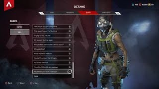 Apex Legends  All Octane Quips [upl. by Nofpets]